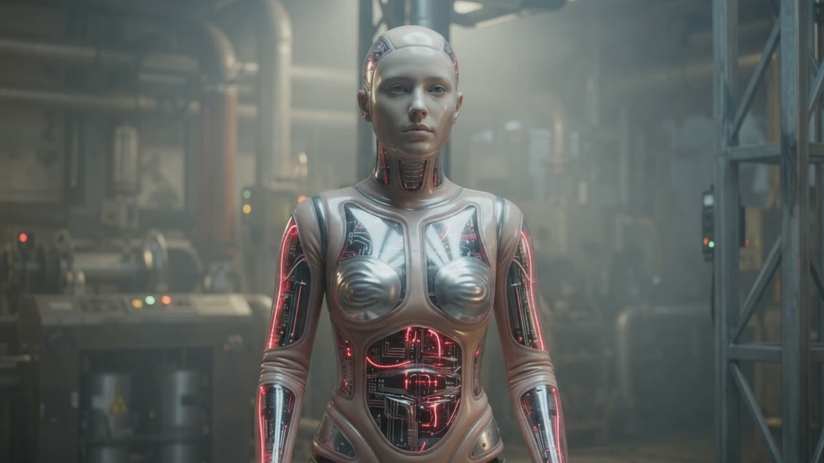 CYBORG en 360° - ROBOT IA - Vidéo MP4