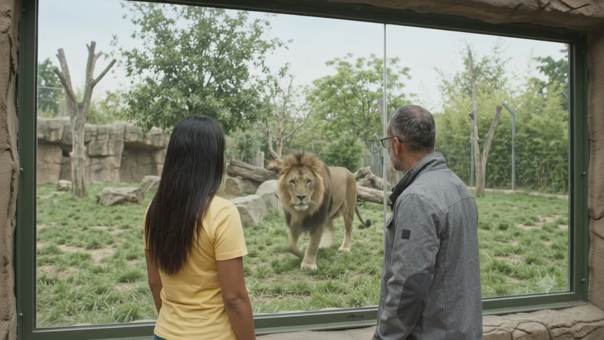Au Zoo, La lionne est très jalouse - MIA et MATHIEU - Vidéo MP4