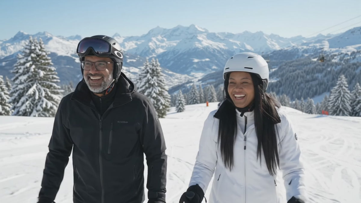 Ski aux Saisies, Bisanne 1500 - MIA et MATHIEU - Vidéo MP4