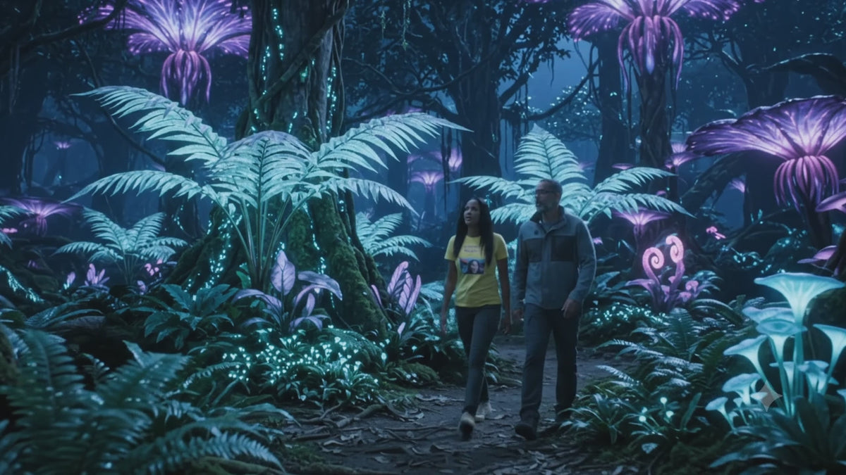 La nuit à Pandora AVATAR, - MIA et MATHIEU - Vidéo MP4